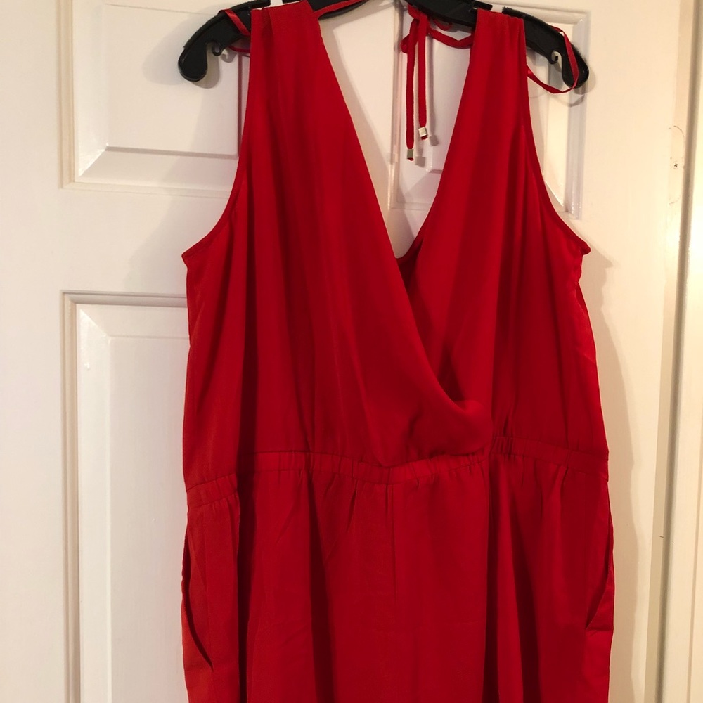 NWT red romper size xxl